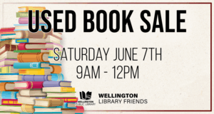 Used Book Sale! Saturday, June 7th, 9AM to 12PM